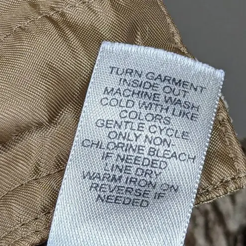 J. Jill Crushed Velvet Blazer Jacket Golden Brown Holiday Petite Size Medium M