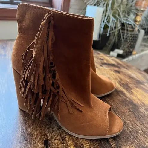 Big Buddha  fringe bootie