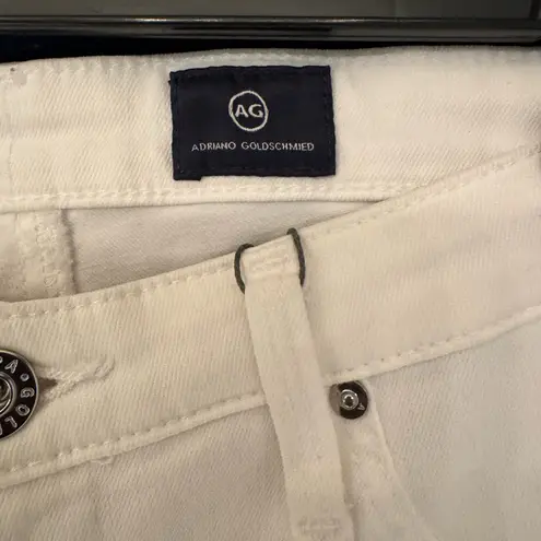 AG Adriano Goldschmied  Legging Ankle Super Skinny Women's White Jeans Size 30R