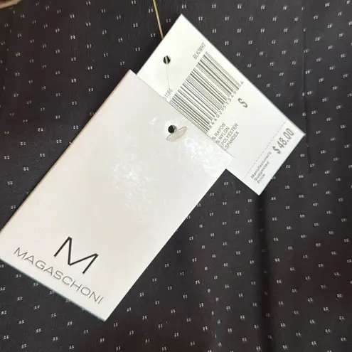 Magaschoni M Skirt Womens Size S Black White Knit Pencil Classic Pull On