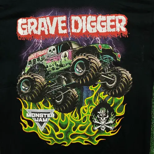 Monster Jam Grave Digger Poster T-Shit Size Large