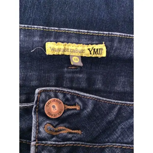 Ymi Plus size 18 Denim Stretch Frayed Cut off shorts High Waist Better Butt - Image 5