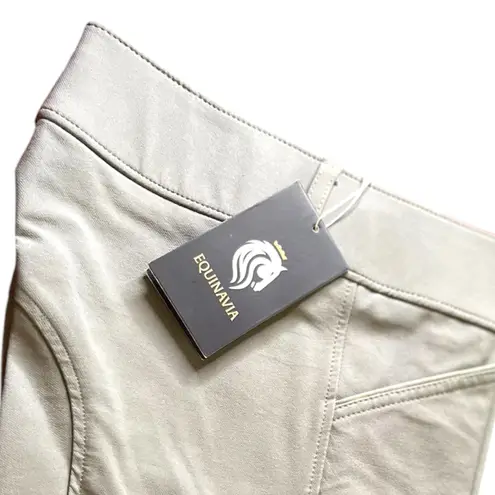Equestrian Silicone Knee Full Seat Breeches Gray Size 12