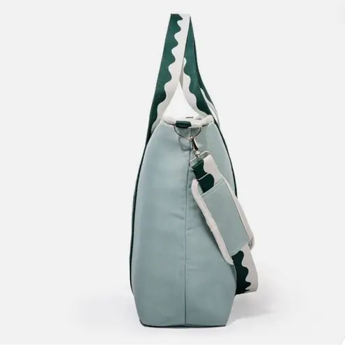 Business & Pleasure insulted tote bag Green