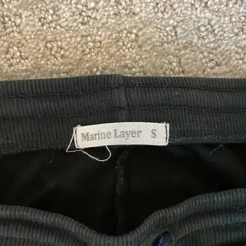 Marine layer  Dark Gray Drawstring Jogger Lounge Pants