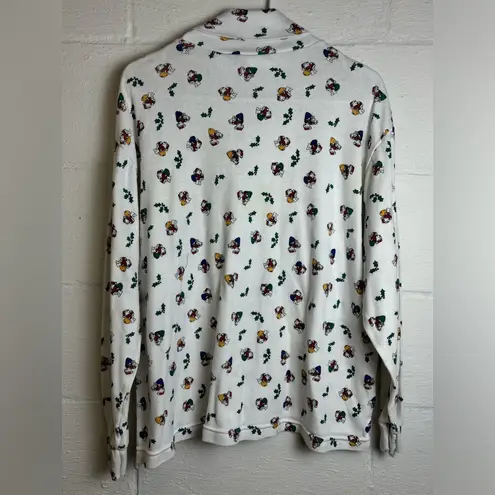 Vintage American Weekend Woman Plus Size Christmas Bears Layering Tee Size 1X White