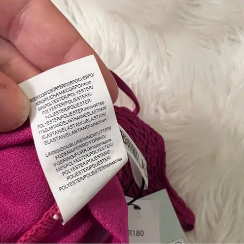 The Bikini Lab Smocked Bralette Bikini Top Raspberry Pink