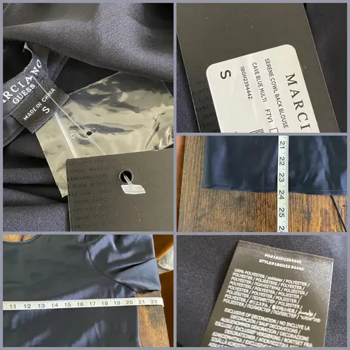 Marciano Serene Cowl Back Blouse