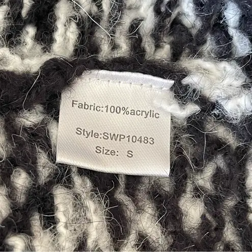 Elan Chunky Cowl Neck Balloon Slouch Sleeves Sweater Women’s Size S