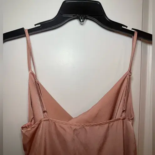 Cider Women’s Slip Dress Blush Pink with side Slit Size M