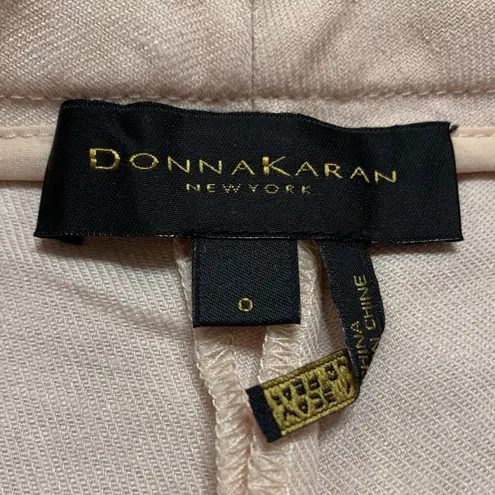 Donna Karan Light Pink Linen Blend Crop Pants Capri Women’s Sz 0