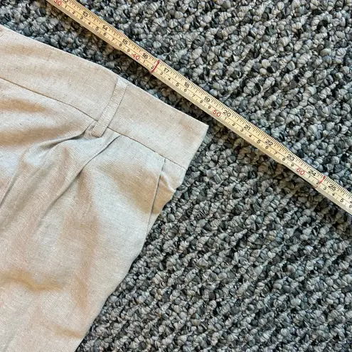 Blue Sol 1X Linen/Rayon Pants NWT Wide Leg Beige Boho Chic Minimalist Beach Tan