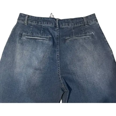 Bagatelle NWT Collection Wide Leg Tailored High Rise Denim Blue Jeans 29