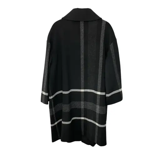 Pendleton NEW Long Wool Coat Women's Size 14 Black Plaid