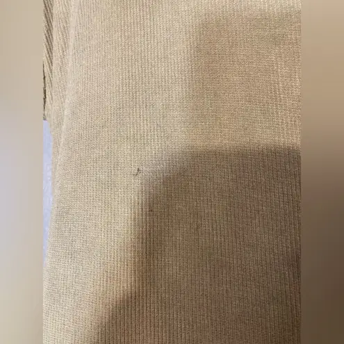 Jane and Delancey olive green ribbed front knot T-shirt