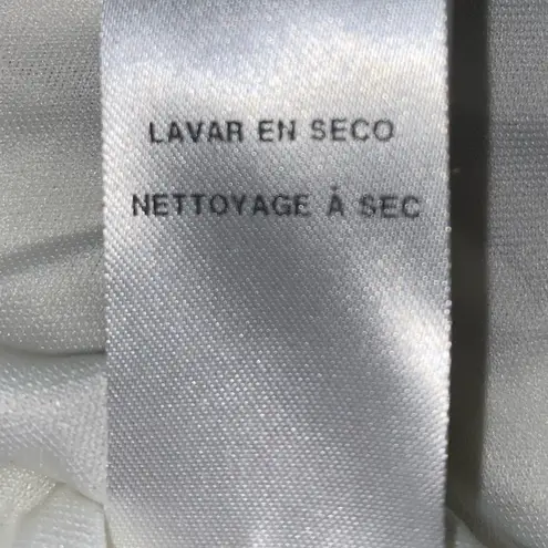 Maggy London Elodie Black & White Colorblock Midi Dress - size 16