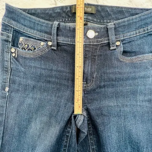 White House | Black Market WHBM  Jeans Womans 0R Bootcut Bling Pocket Mid Rise