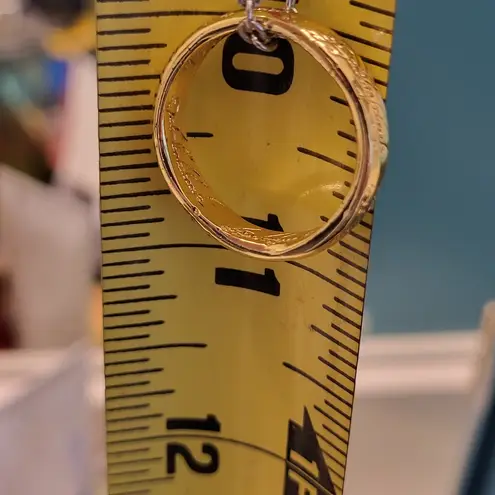 One Ring To Rule Them All Reproduction From Lord Of The Rings On Frodo's Chain Gold