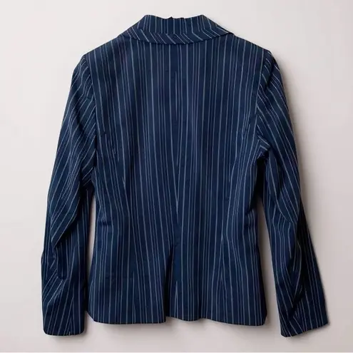 Kookai Navy Pinstripe Blazer Women's Size 38 Workwear Business Classic