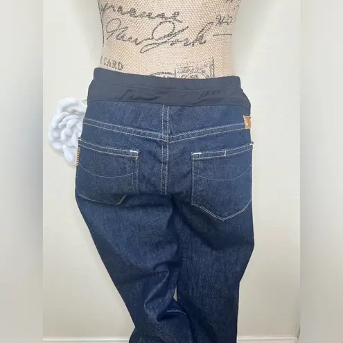 Paige Premium Denim Maternity Melrose Jeans in Dark Blue Size 29