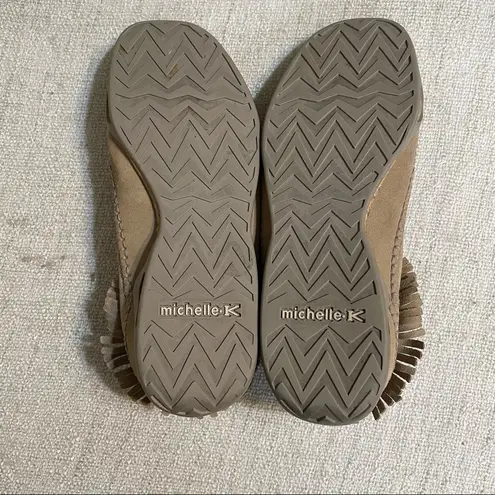 Michelle K Moccasin Style Shoes Tan Size 9