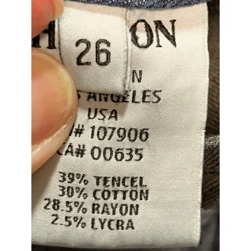 Hudson Women's Jeans Skinny Collin Flap Pockets Low Rise Blue Medium Wash Size 2