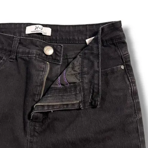 Harmony & Havoc Womens Denim Blue Jean Skinny Jeans Black Size 8