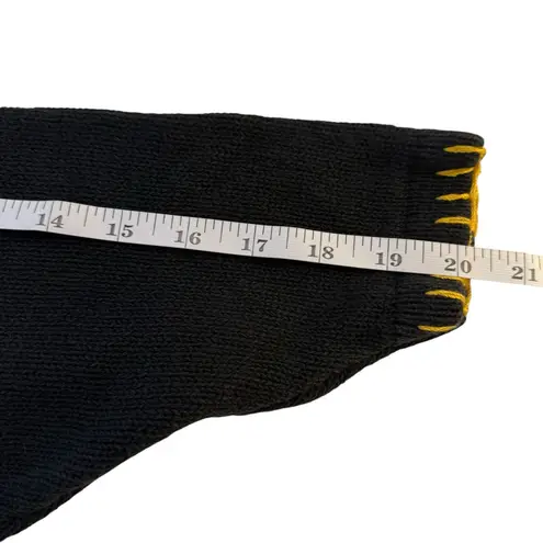 Vtg Womens Christmas Sweater Large Victoria Harbour Holiday Appliqué Embroidered Black