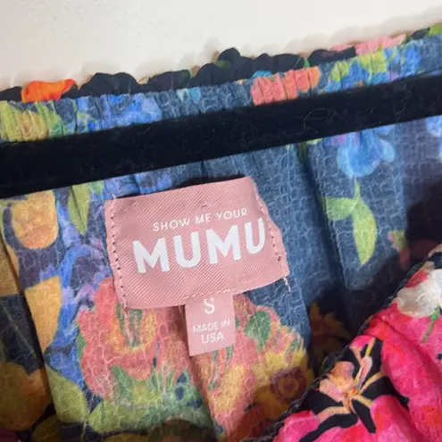 Show Me Your Mumu  Floral Ruffle Romper Dress