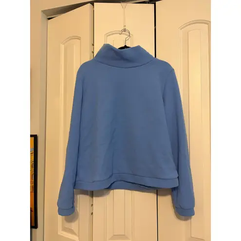 Aspen Women's XL Blue Turtleneck Long Sleeve Pullover Sweatshirt
