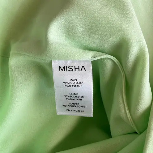 Misha Harper Mini Dress Pistachio Green Sorbet