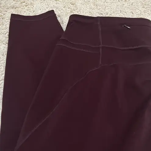 Sweaty Betty Athletic Burgundy the Power Leggings Size Xl