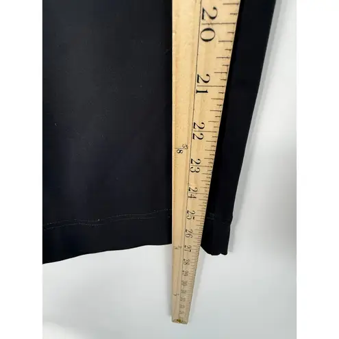 Halara Wide Leg Button Front Pants Black L Petite | Comfy Stretch Work Lounge