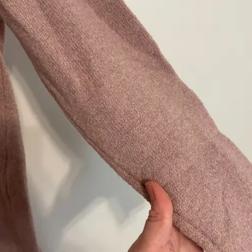 a.n.a Long Sleeve Duster Cardigan Sweater Mauve Pink Purple Open Front Winter M