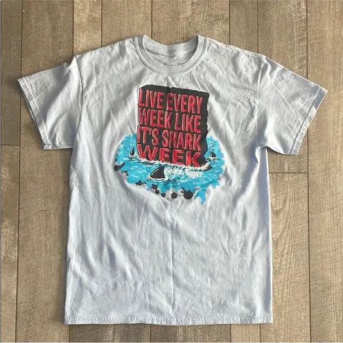 Live Every Week Like It's Shark Week Blue T