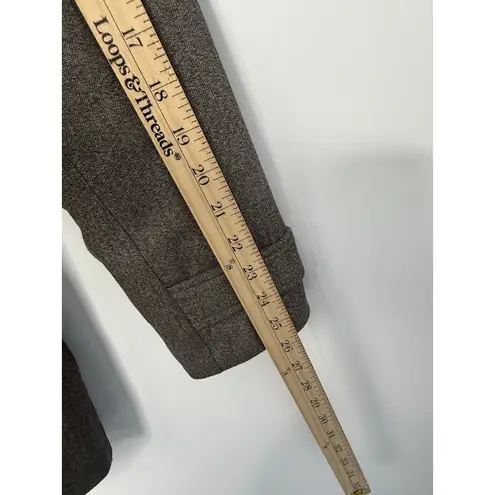 prAna Maja Jacket Hooded Herringbone Parka Gray Faux Fur Trim Medium Gorpcore