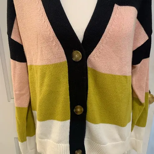 Loft  | multi color knit cardigan