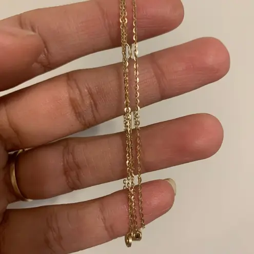 10k Gold Minimalist Heart Cable Chain Necklace