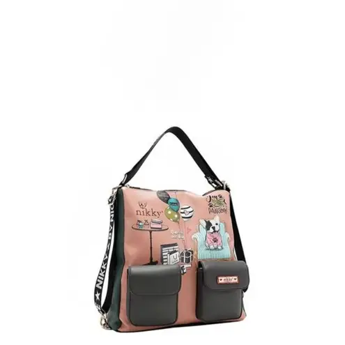 Nicole Lee USA Multifunction Adjustable Strap Eco-Leather Backpack