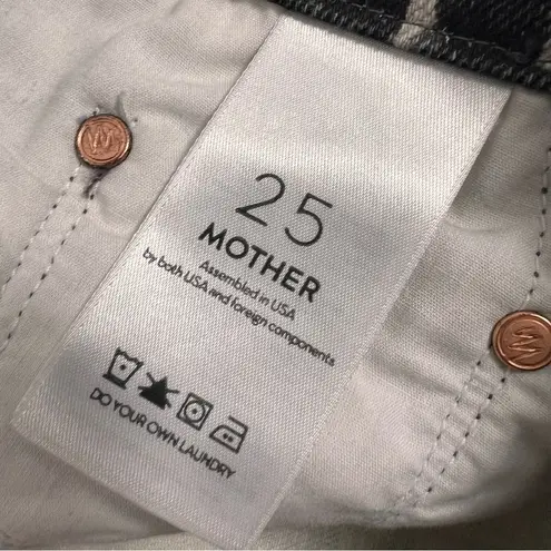 Mother The Vagabond Mini Fray distressed leopard