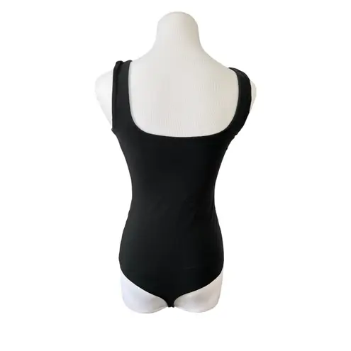 Abercrombie & Fitch  Soft A&F Black Sleeveless‎ Bodysuit MEDIUM Seamless Punk Y2k