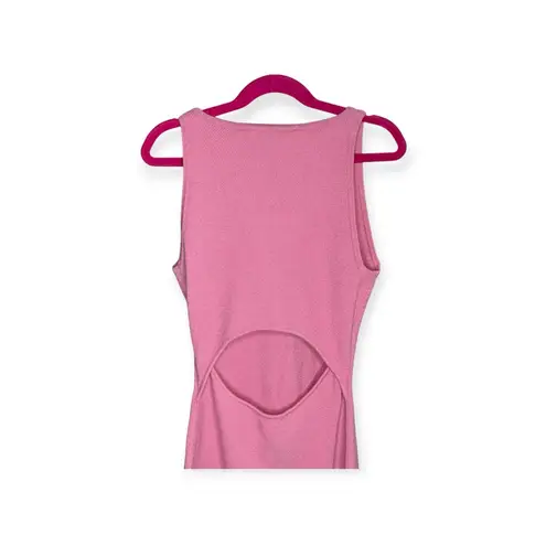 Victor Glemaud ❤︎︎ Pique Cut Out Sleeveless Tank Dress ❤︎︎ Barbie Pink ❤︎︎ XS
