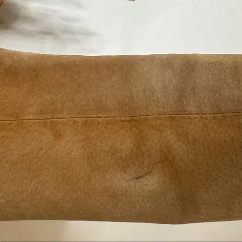 Carroll original wear leather tassel fringe western rodeo jacket coat Y2K M fall Tan Size M