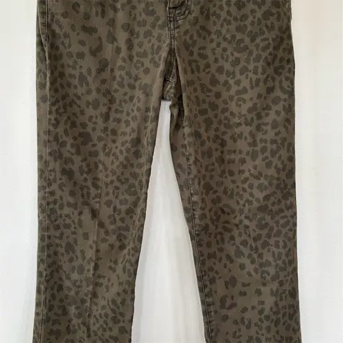 Bandolino Women's Leopard Print Skinny Jeans Size 327 Petites Multicolor