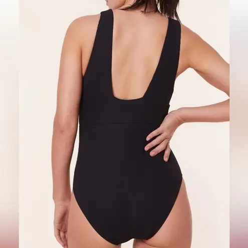 ANDIE Swim The Mykonos Rib One Piece LT Swimsuit Black size XS Tall NWT