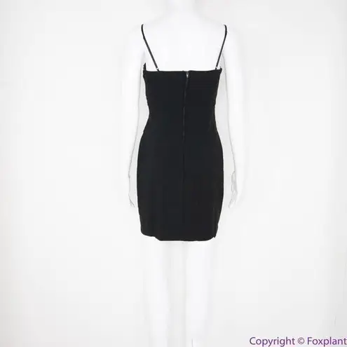 Ruby Rox black mini bodycon dress spaghetti strap, size S