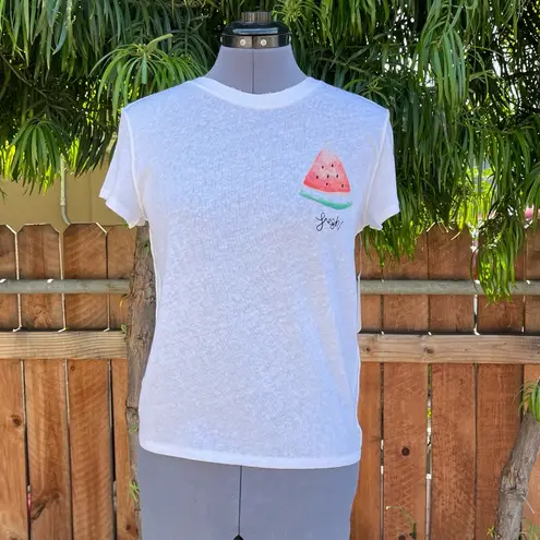 Free People  Fruit Medley Watermelon Fresh Graphic T-Shirt size S