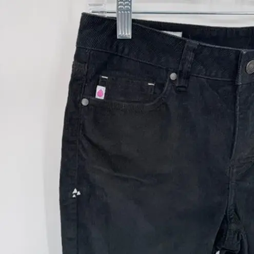 Stio Rivet Cord Corduroy Pants Womens 4R Black Organic Cotton Size 4