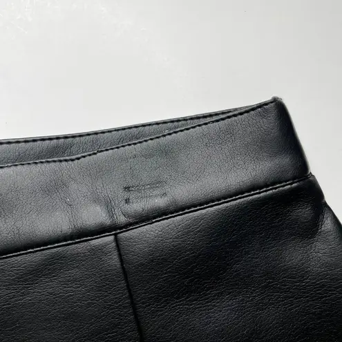 D'Mode Classix Black Pleather Skort Juniors 9 Size undefined