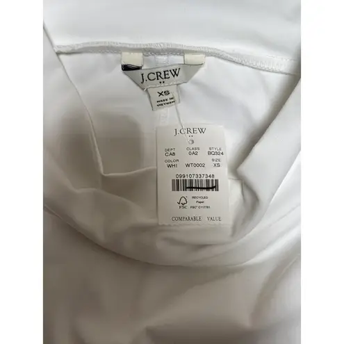 Women’s J.CREW White Scallop Edged Skirt w/Built in Shorts Sz XS